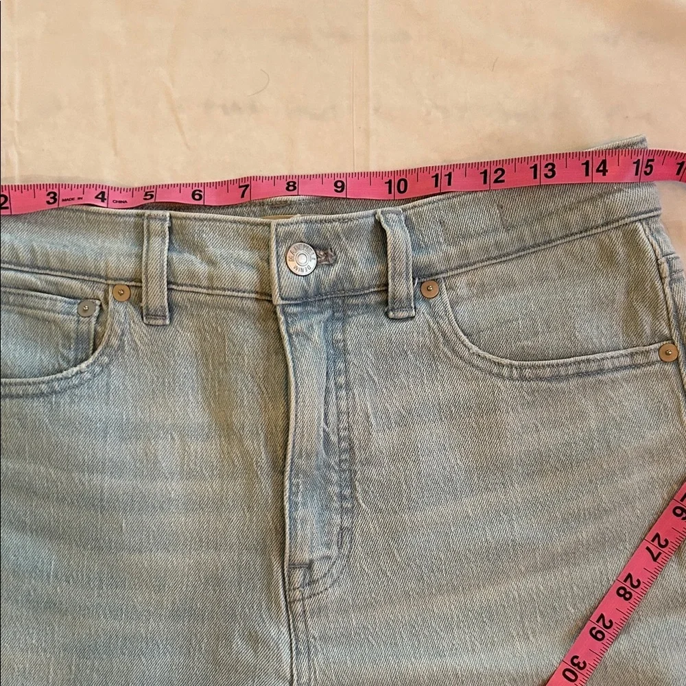 Madewell Light Blue Straight Leg Jeans size 28. - Picture 10 of 10